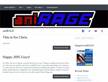 Tablet Screenshot of anirage.com